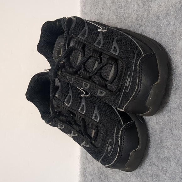 Nike Air Max Plus Black Pure Platinum Toddler Shoes size 7C - Picture 2 of 8